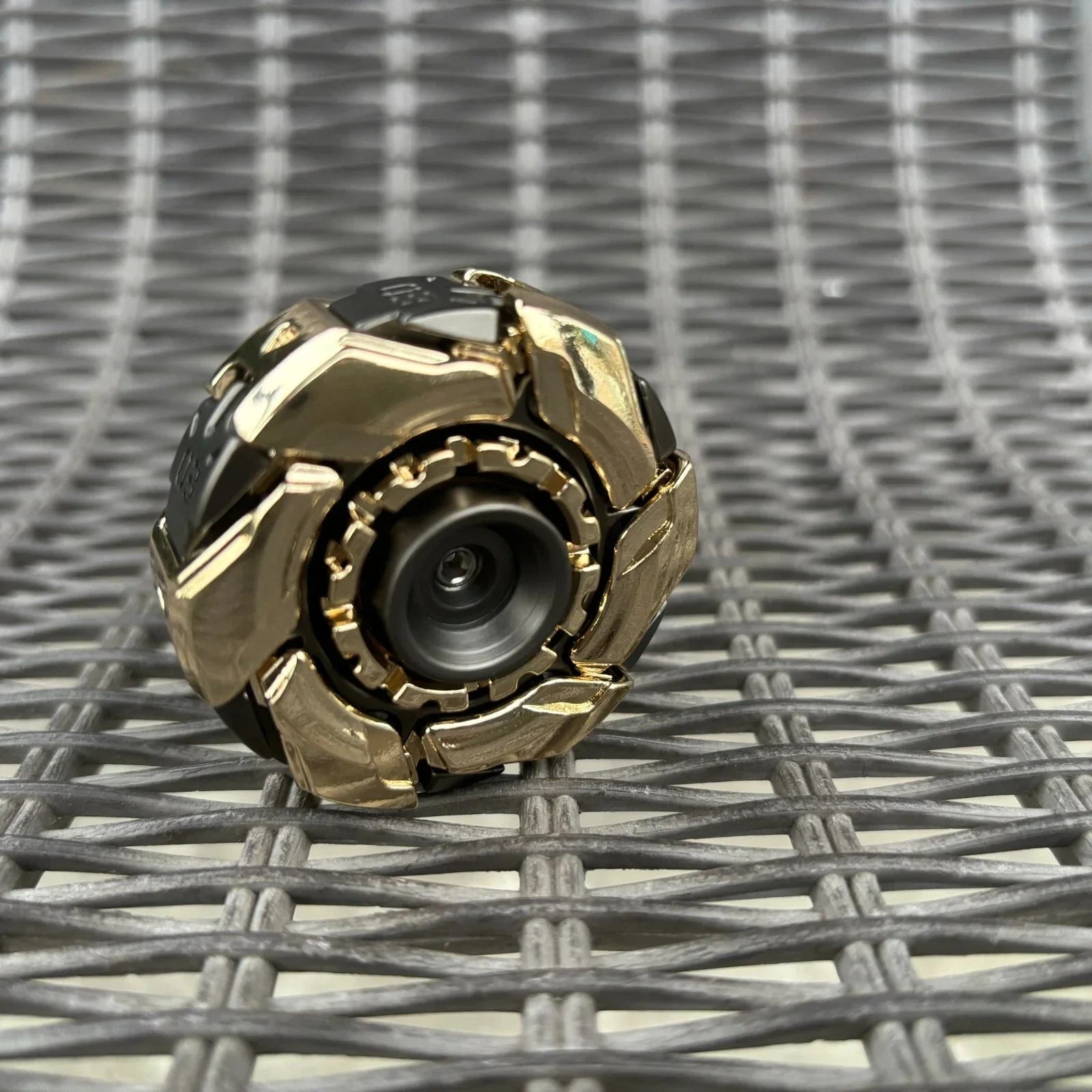 Stainless Steel Fidget Spinner – WarpFang Mecha with EDC Stress Relief Toy