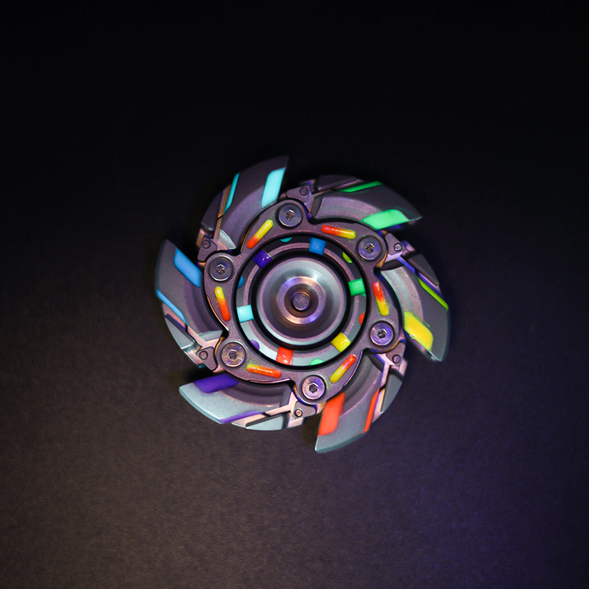 Stainless Steel Fidget Spinner – WarpFang Mecha with EDC Stress Relief Toy detail image - detail view 5