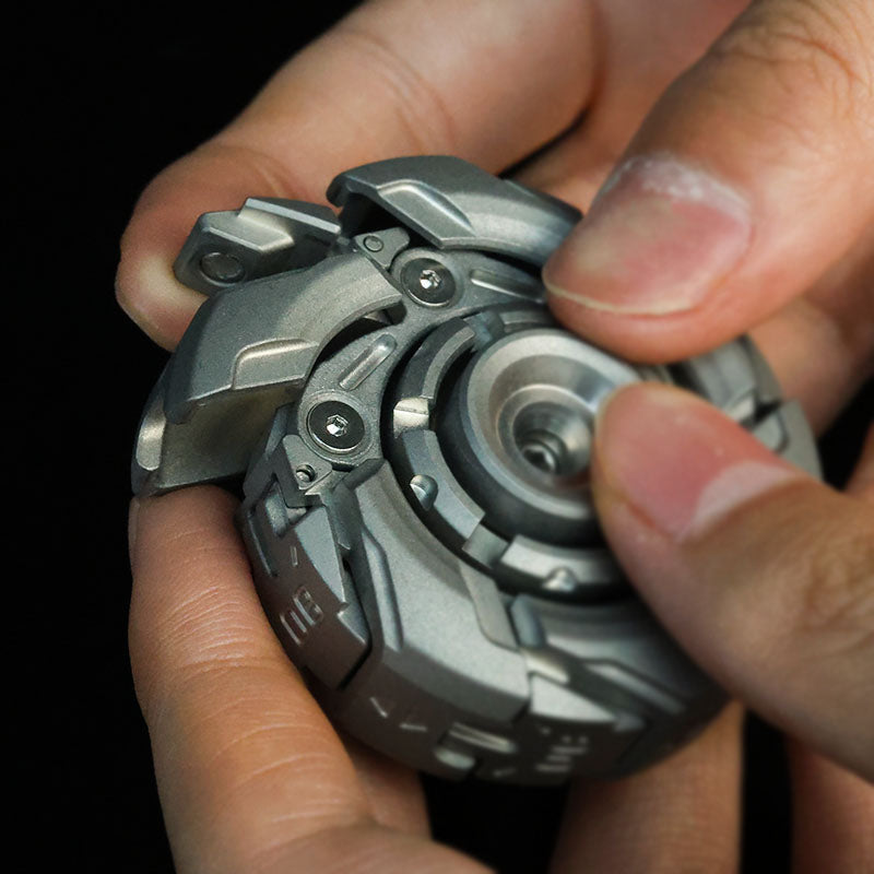 Stainless Steel Fidget Spinner – WarpFang Mecha with EDC Stress Relief Toy detail image - detail view 6