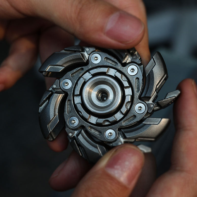 Stainless Steel Fidget Spinner – WarpFang Mecha with EDC Stress Relief Toy detail image - detail view 8