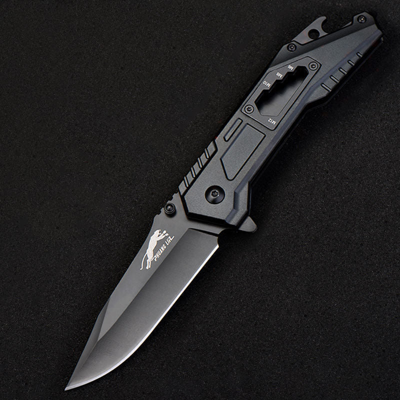 Stainless Steel Folding Knife – Leopard's Edge Multipurpose Pocket variant image