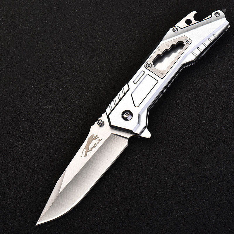 Stainless Steel Folding Knife – Leopard's Edge Multipurpose Pocket variant image - product view 15
