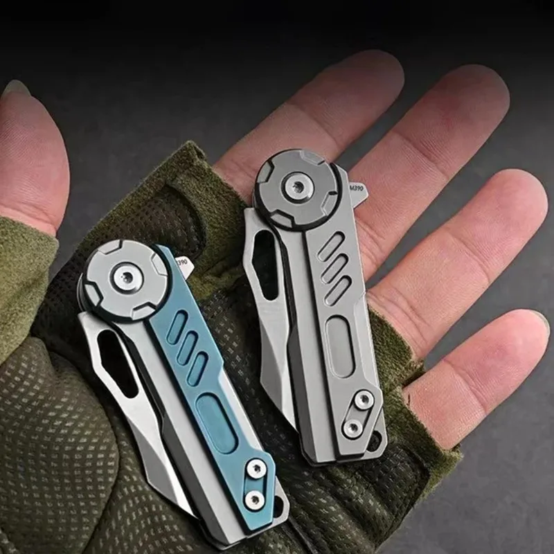 Stainless Steel Folding Knife – OmniFold Razor Mini with M390 EDC detail image - detail view 4