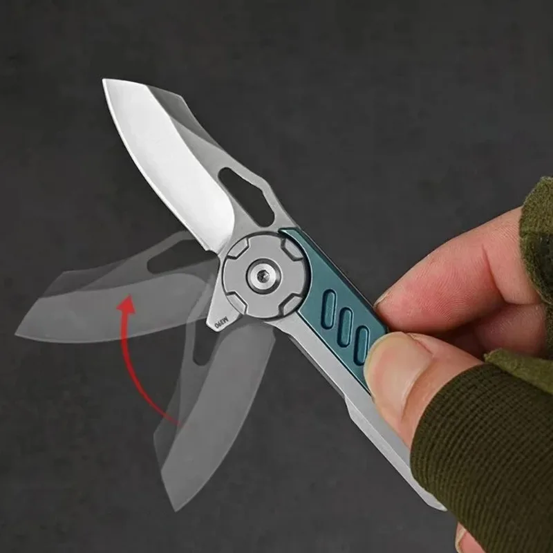 Stainless Steel Folding Knife – OmniFold Razor Mini with M390 EDC detail image - detail view 6