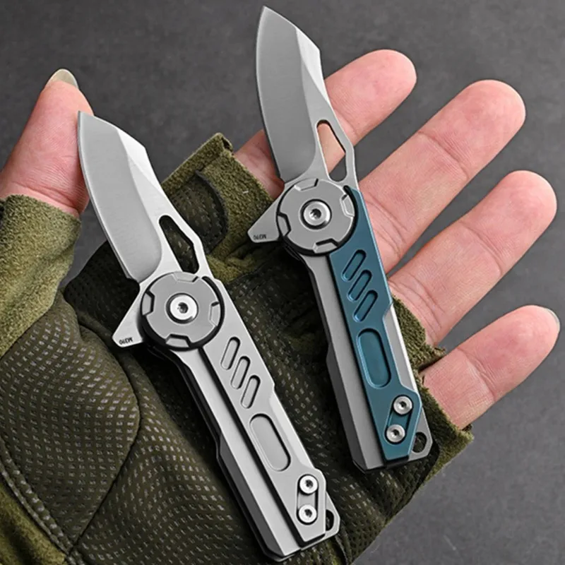 Stainless Steel Folding Knife – OmniFold Razor Mini with M390 EDC detail image - detail view 7