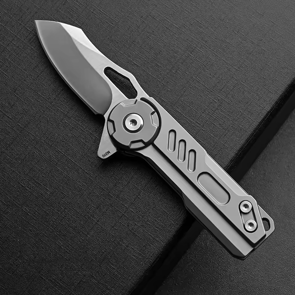 Stainless Steel Folding Knife – OmniFold Razor Mini with M390 EDC variant image