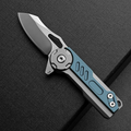 Stainless Steel Folding Knife – OmniFold Razor Mini with M390 EDC product image