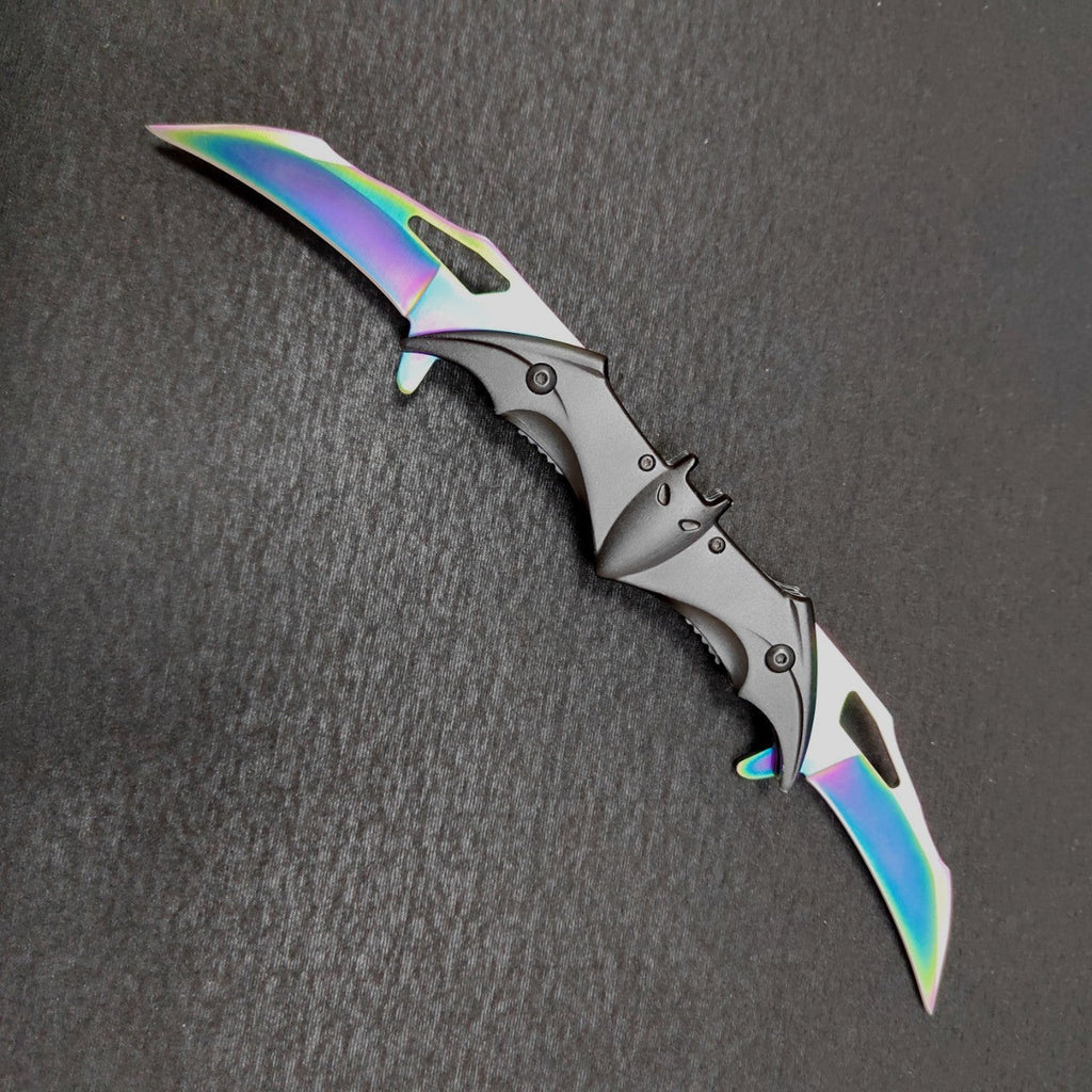 Stainless Steel Folding Knife – The Bat Double-Sided with 3Cr13 EDC detail image - detail view 3