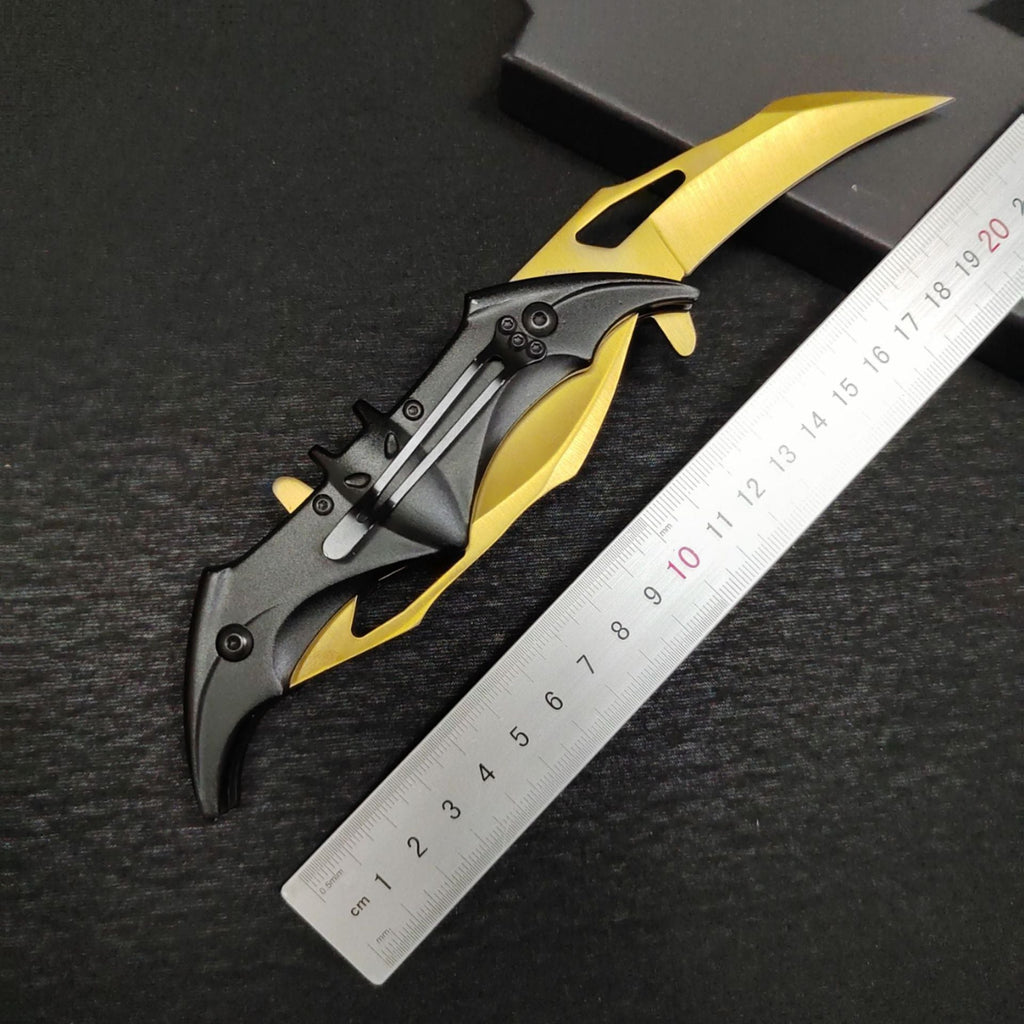 Stainless Steel Folding Knife – The Bat Double-Sided with 3Cr13 EDC detail image - detail view 6
