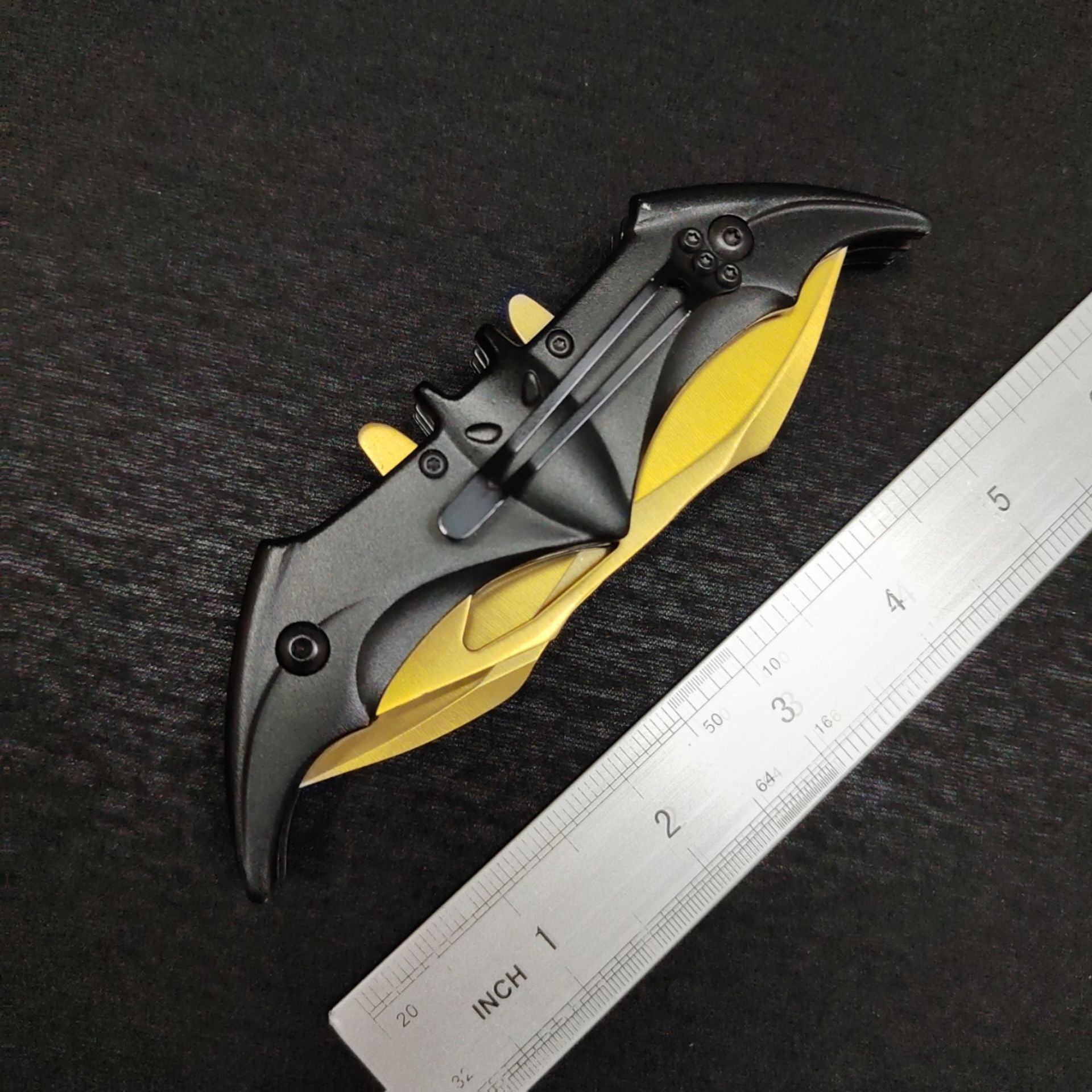 Stainless Steel Folding Knife – The Bat Double-Sided with 3Cr13 EDC detail image - detail view 7