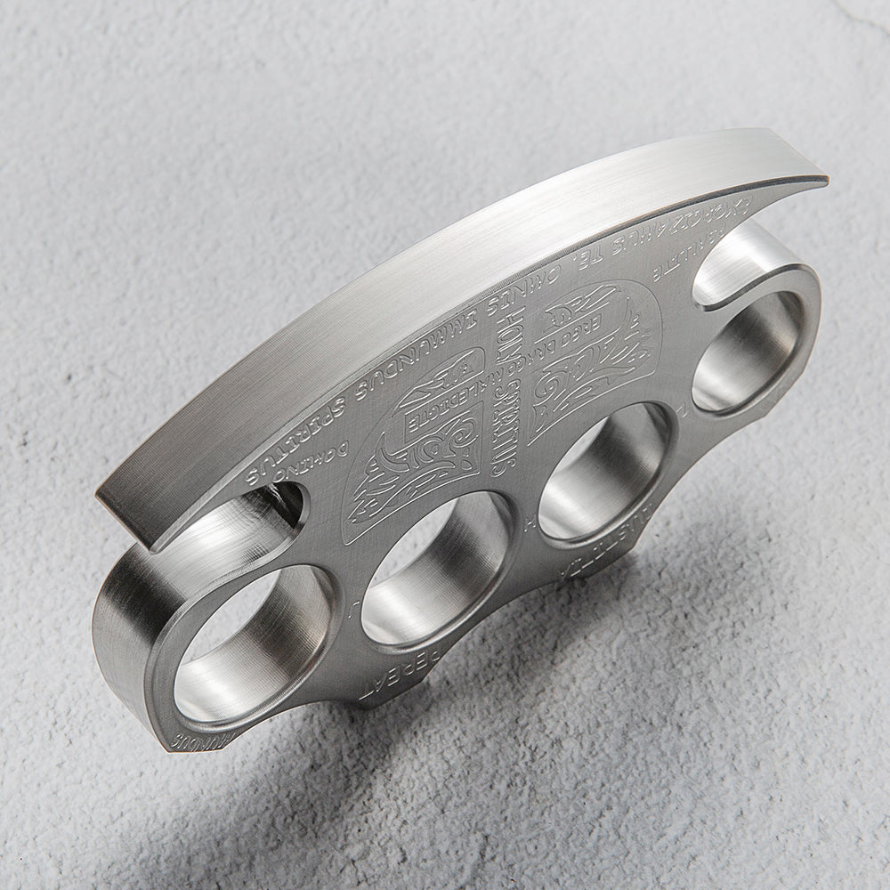 Stainless Steel Four Finger Knuckles – 304 Constantine Holy Spiritus with CNC 13mm detail image - detail view 4
