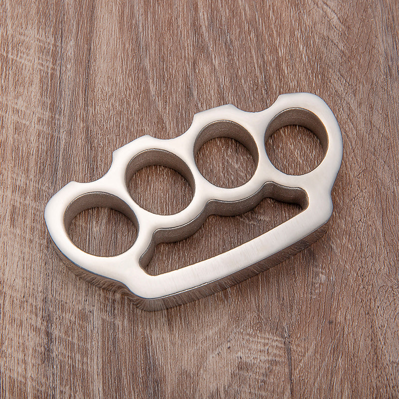 Stainless Steel Four Finger Knuckles – 304 Duster with Polished Classic EDC detail image