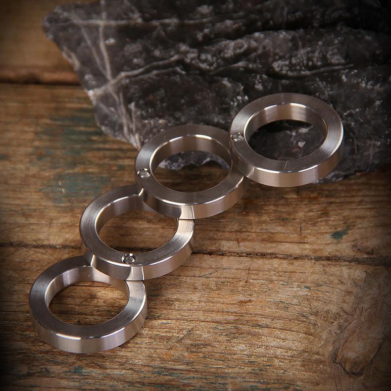 Stainless Steel Four Finger Knuckles – 304 Folding with Transformable Security Friendly detail image