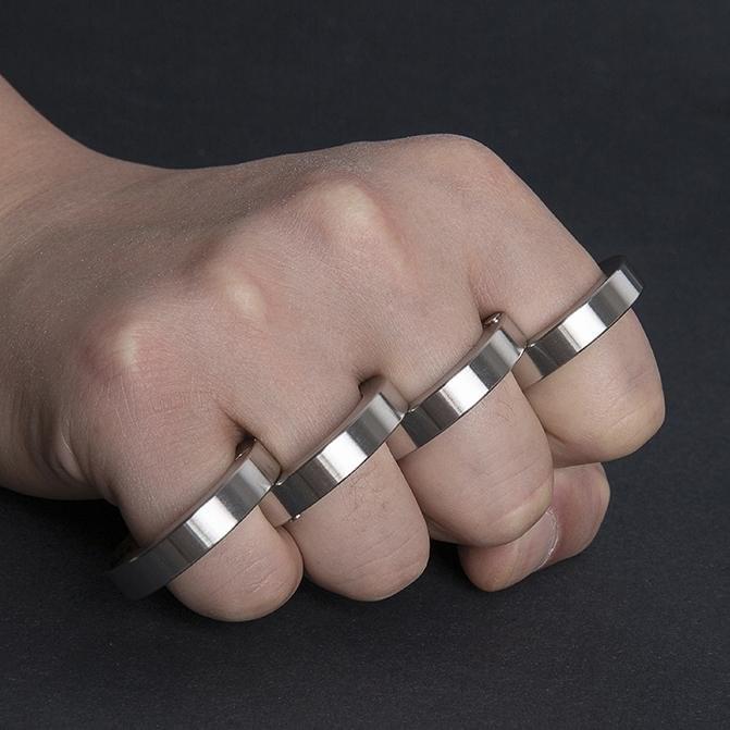 Stainless Steel Four Finger Knuckles – 304 Folding with Transformable Security Friendly detail image - detail view 3