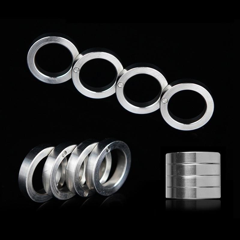 Stainless Steel Four Finger Knuckles – 304 Folding with Transformable Security Friendly product image