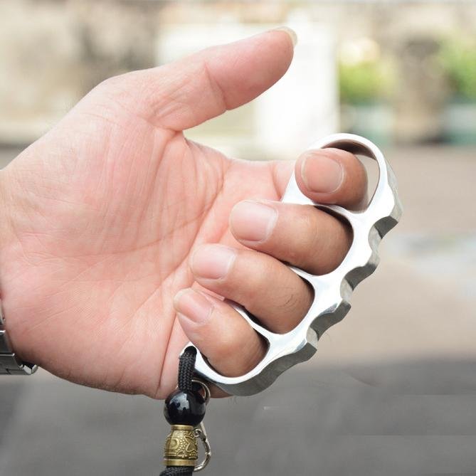 Stainless Steel Four Finger Knuckles – 304 with Mirror Finish EDC Self Defense detail image - detail view 6