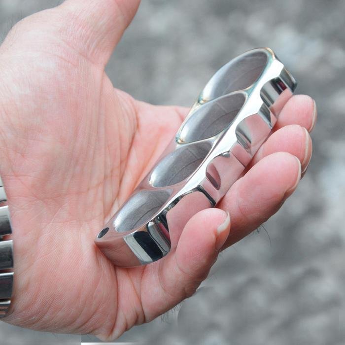 Stainless Steel Four Finger Knuckles – 304 with Mirror Finish EDC Self Defense detail image - detail view 7