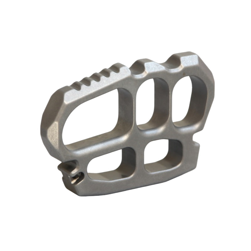 Stainless Steel Four Finger Knuckles – 404c with 18mm Ultra Thick Stonewash Heavy product image