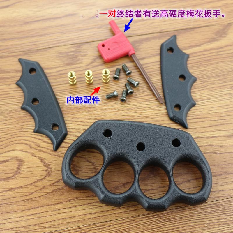 Stainless Steel Four Finger Knuckles – Paperweight with 24mm Ultra-Thick detail image - detail view 4