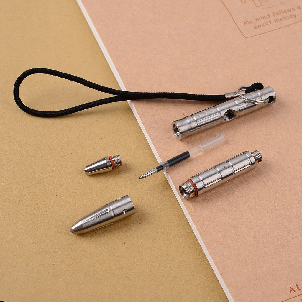 Stainless Steel Glass Breaker Tactical Pen – 304 with Push Dagger Transformer Tungsten detail image - detail view 7