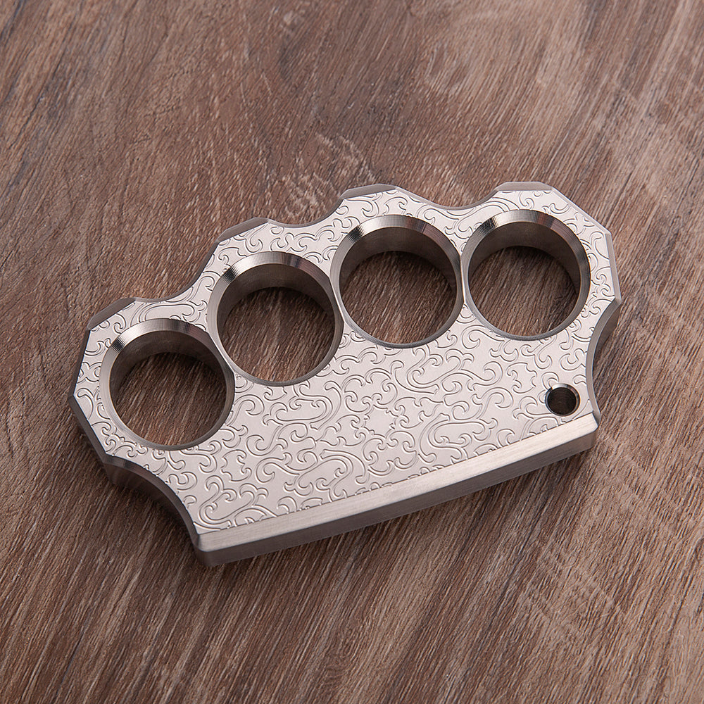 Stainless Steel Knuckles – 304 Black Wukong with Chinese Traditional Engraving 15mm detail image - detail view 8