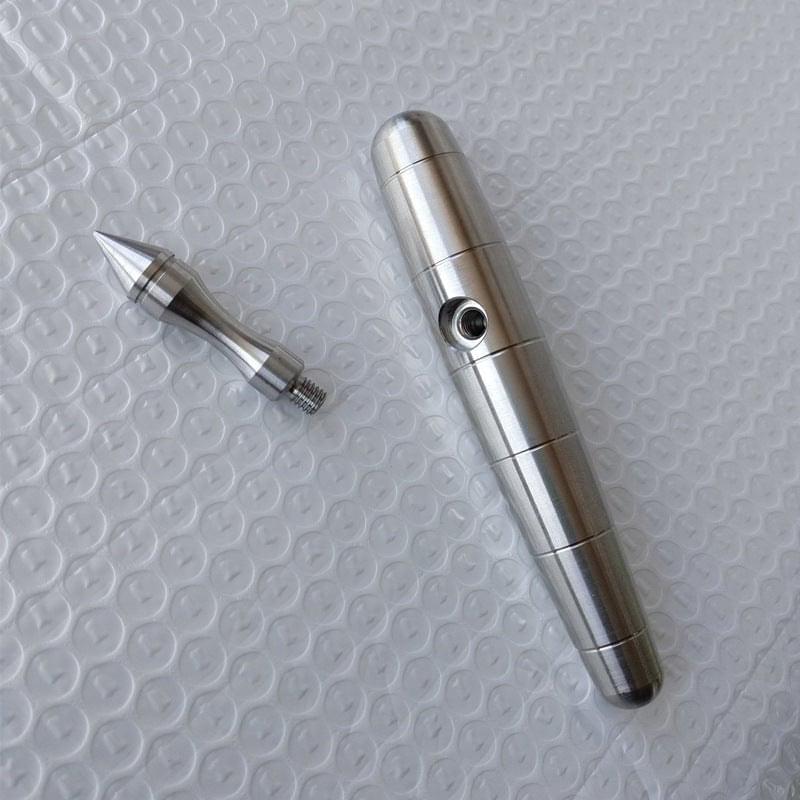 Stainless Steel Kubotan Keychain – 304 Baby Tonfa with Detachable 60mm Spike Heavy detail image - detail view 4