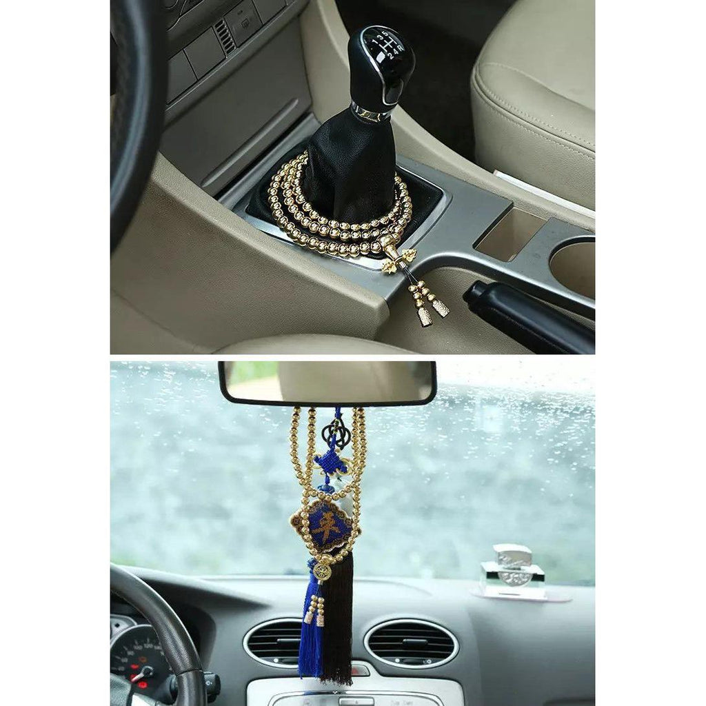 Stainless Steel Necklace – 108 Buddha Beads Mala with Multi-Function Self Defense detail image - detail view 7