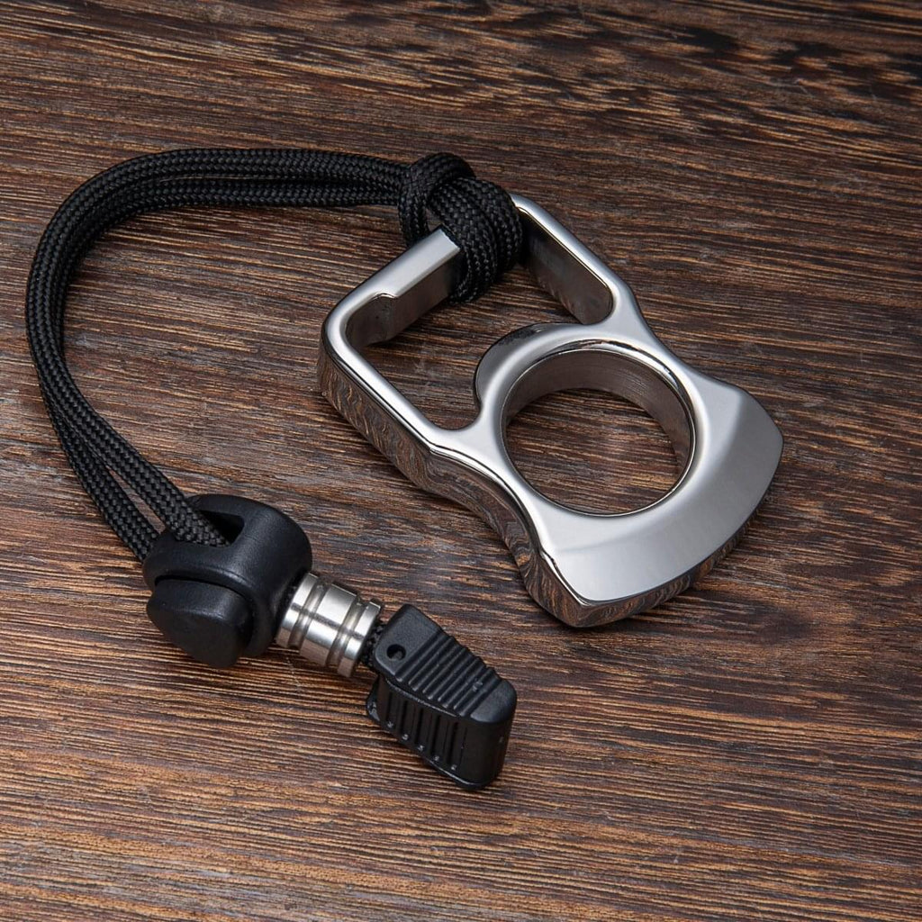 Stainless Steel Ring – 304 Single Finger with 12mm Thick Bottle Opener Multi-Tool detail image - detail view 5