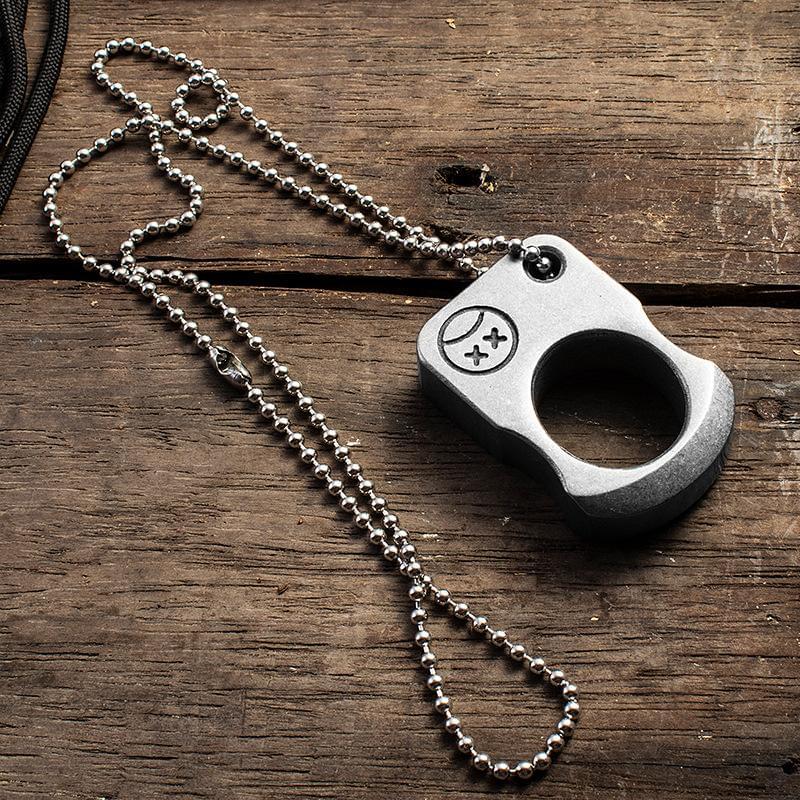 Stainless Steel Ring – 420 Single Finger with 14mm Ultra Thick Stonewash Security Friendly variant image
