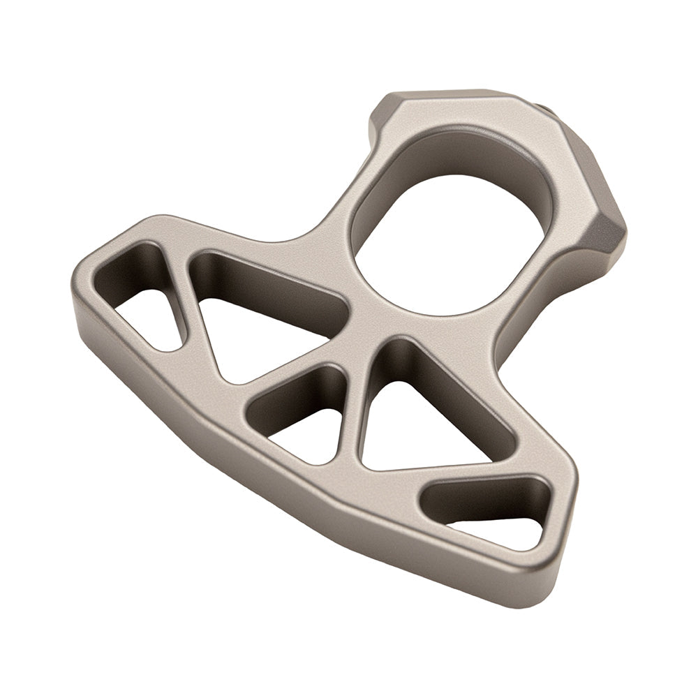 Stainless Steel Single Finger Knuckles – 304 Stonewash with Ceramic Glass Breaker with EDC product image