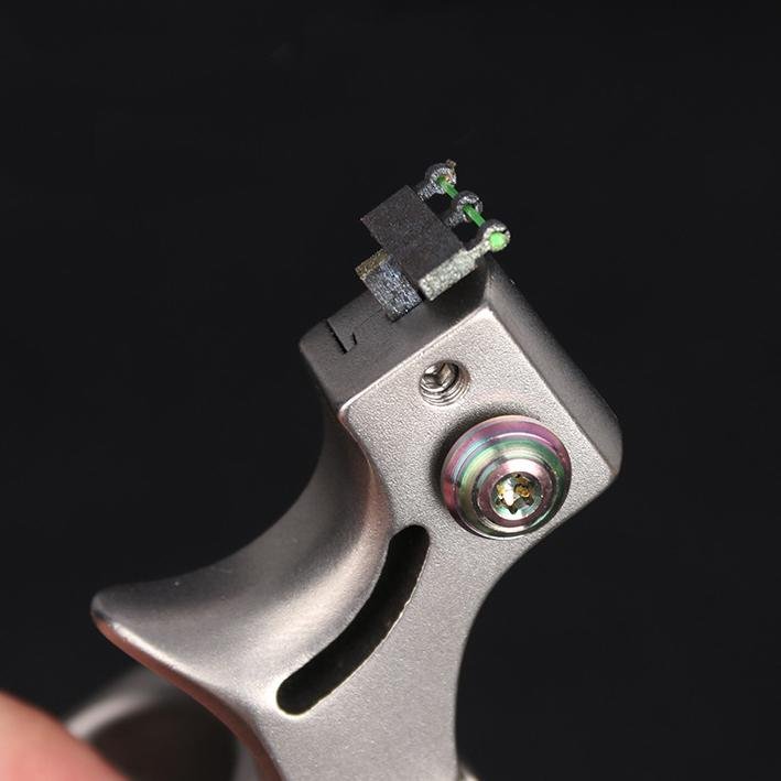 Stainless Steel Slingshot – 404C Spiked Ring with 3-in-1 EDC Multi-Tool detail image - detail view 8
