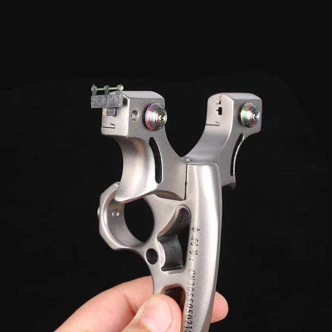 Stainless Steel Slingshot – 404C Spiked Ring with 3-in-1 EDC Multi-Tool detail image - detail view 9