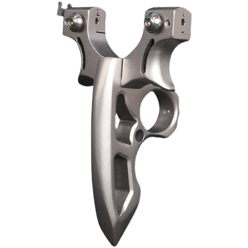 Stainless Steel Slingshot – 404C Spiked Ring with 3-in-1 EDC Multi-Tool product image