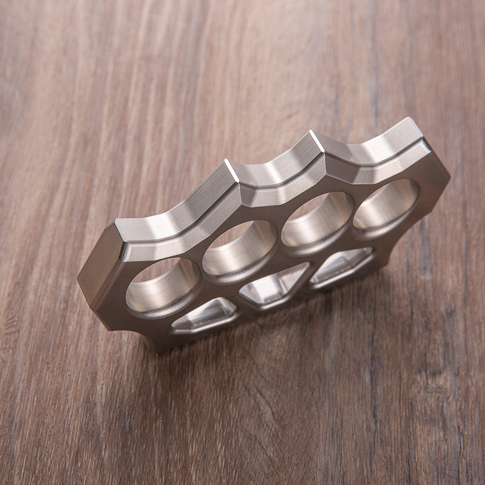 Stainless Steel Spiked Knuckles – 304 Four Finger with Hollow Lightweight CNC 13mm detail image - detail view 3