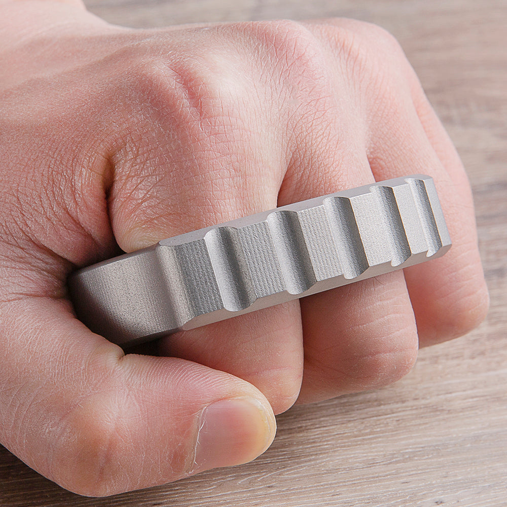 Stainless Steel Two Finger Knuckles – 304 with 16mm Ultra Thick Sandblast Finish detail image