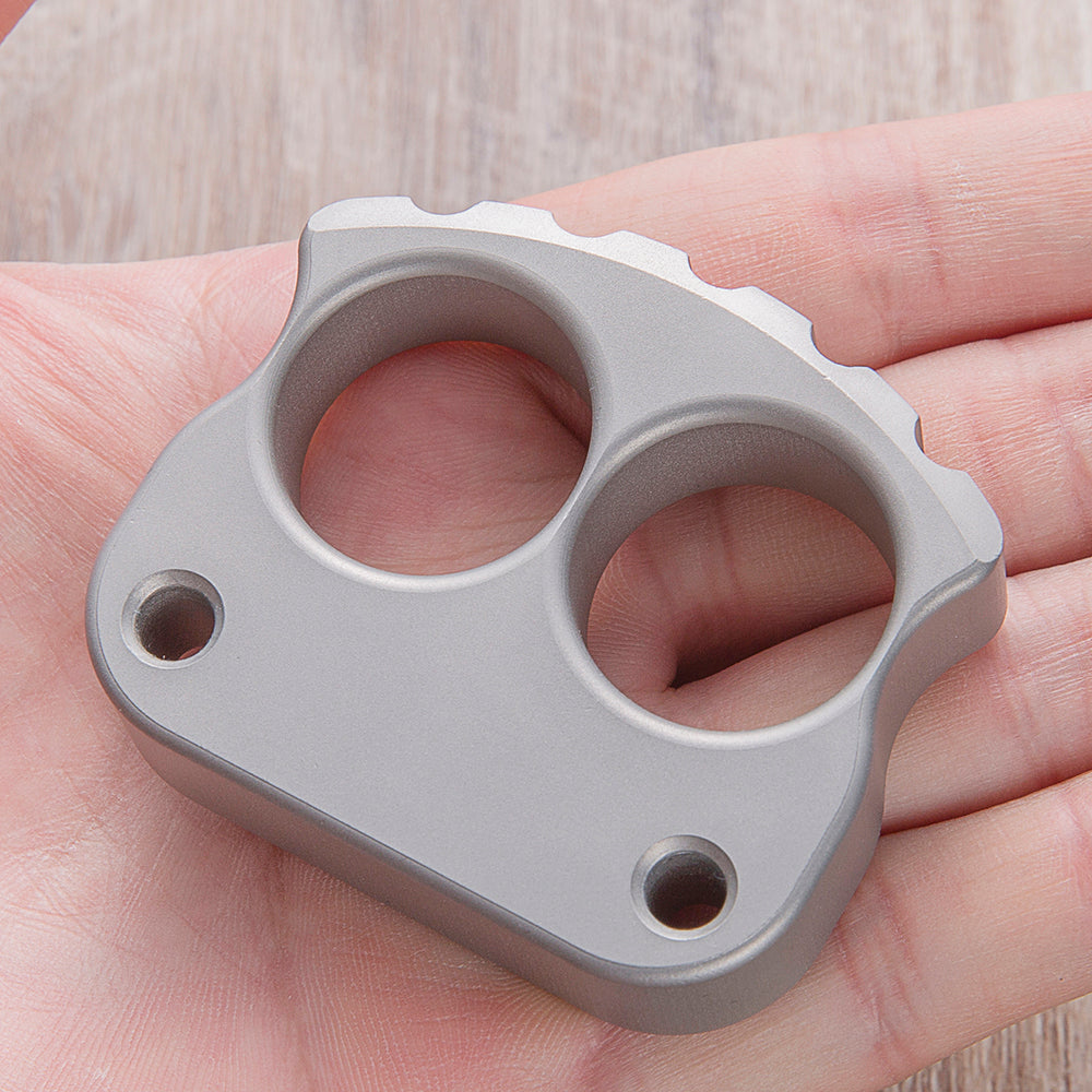 Stainless Steel Two Finger Knuckles – 304 with 16mm Ultra Thick Sandblast Finish detail image - detail view 3