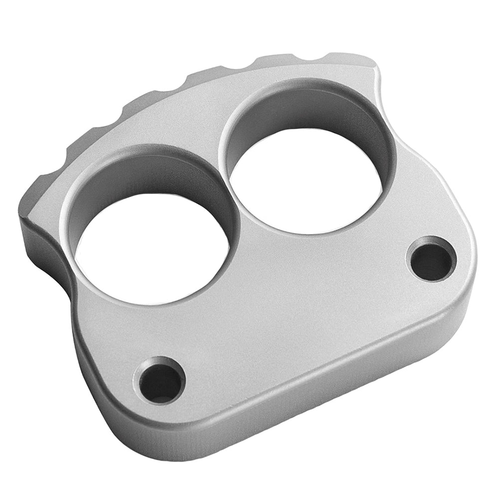 Stainless Steel Two Finger Knuckles – 304 with 16mm Ultra Thick Sandblast Finish product image