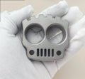 Stainless Steel Two Finger Knuckles – Tactical with Skull 304 200g Heavy EDC product image