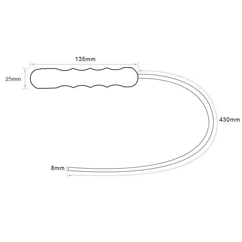 Steel Baton – 56cm Cable Self Defense Whip with Wooden Handle Emergency Tool detail image - detail view 5