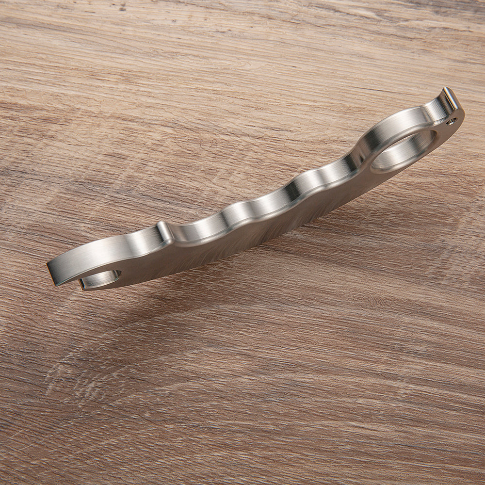 Steel Bottle Opener Knuckles – Brass with 304 Four Finger Kubotan Multi-Tool EDC detail image - detail view 3