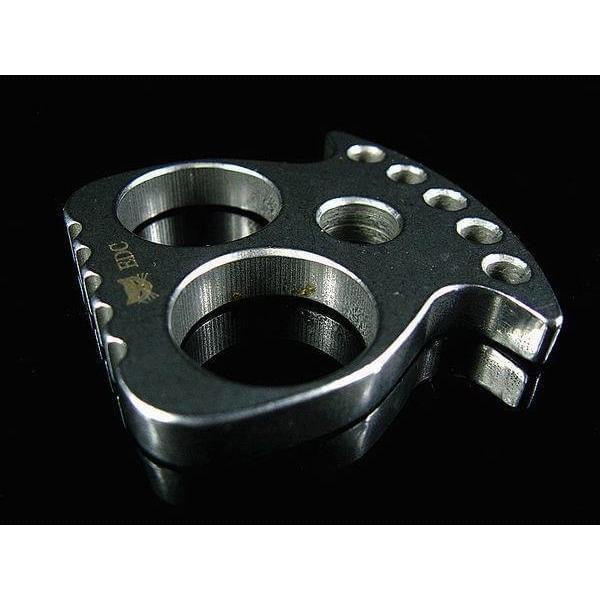 Steel Compact EDC Tool – 9Cr13 Skull Keychain for Desk Breaks, Collecting, And Tactile detail image - detail view 3