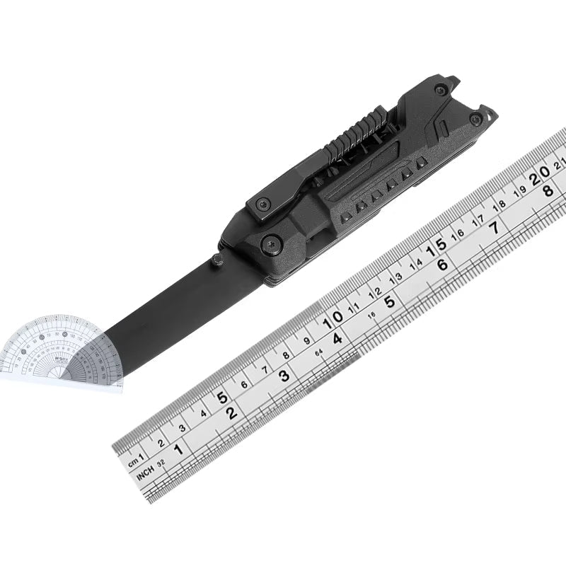 Steel EDC Knife – MultiVex 14-in-1 Tactical Multi-Tool with All- Compact detail image - detail view 11