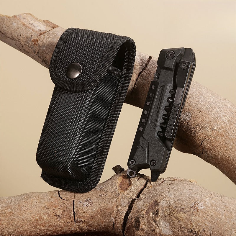 Steel EDC Knife – MultiVex 14-in-1 Tactical Multi-Tool with All- Compact detail image