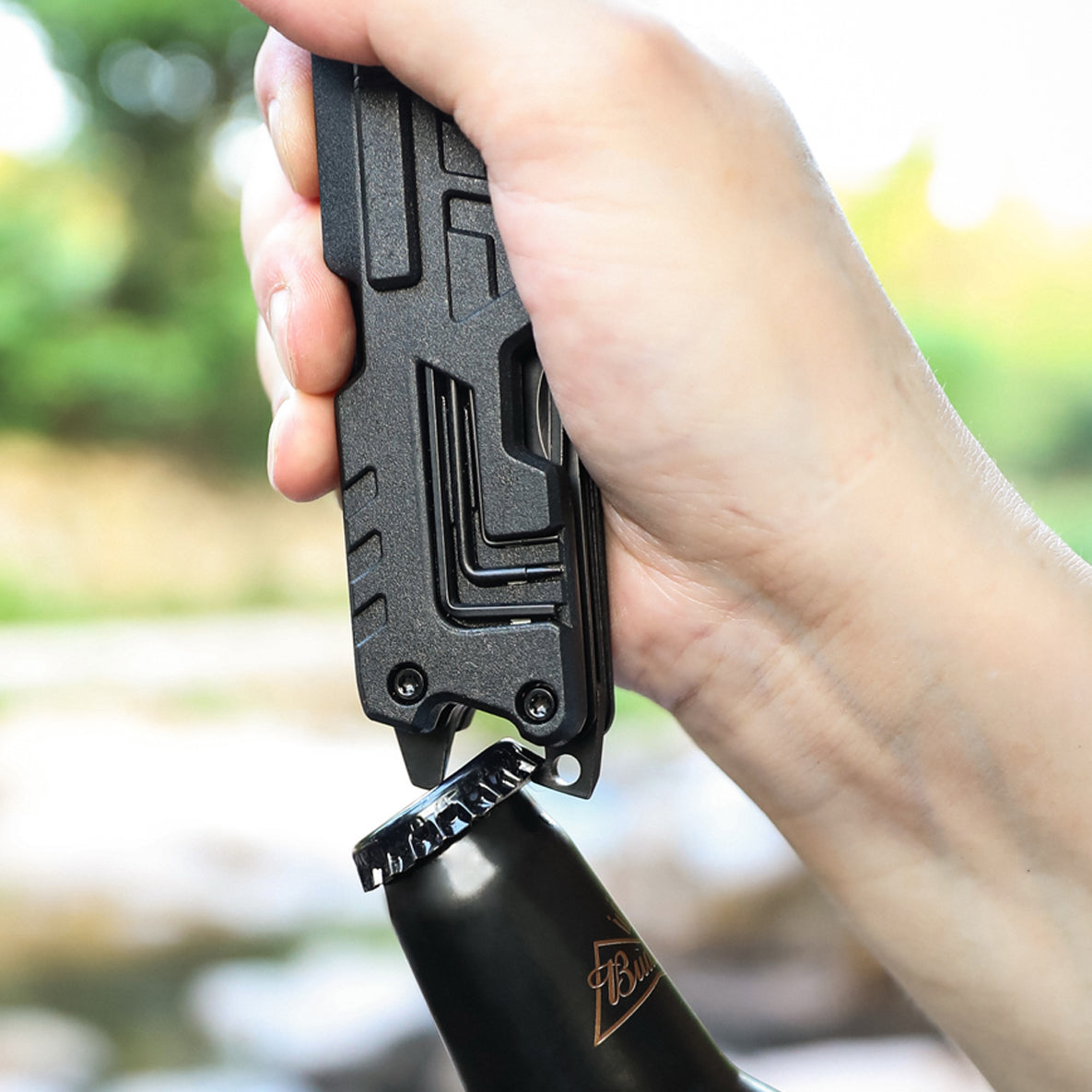Steel EDC Knife – MultiVex 14-in-1 Tactical Multi-Tool with All- Compact detail image - detail view 7