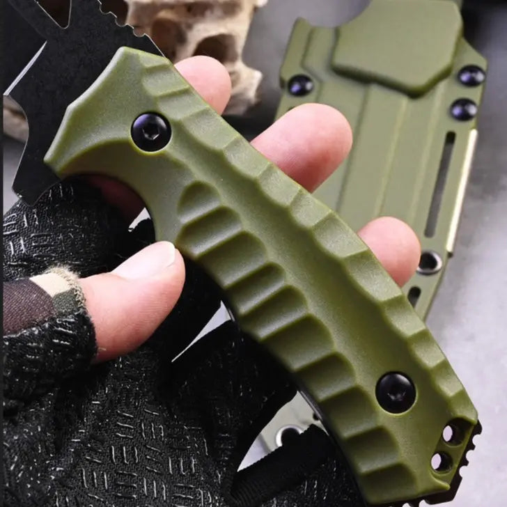 Steel EDC Knife – Survival 8Cr13MoV Fire Starter Kit Camping Outdoor Mountaineering detail image - detail view 5