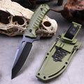 Steel EDC Knife – Survival 8Cr13MoV Fire Starter Kit Camping Outdoor Mountaineering product image