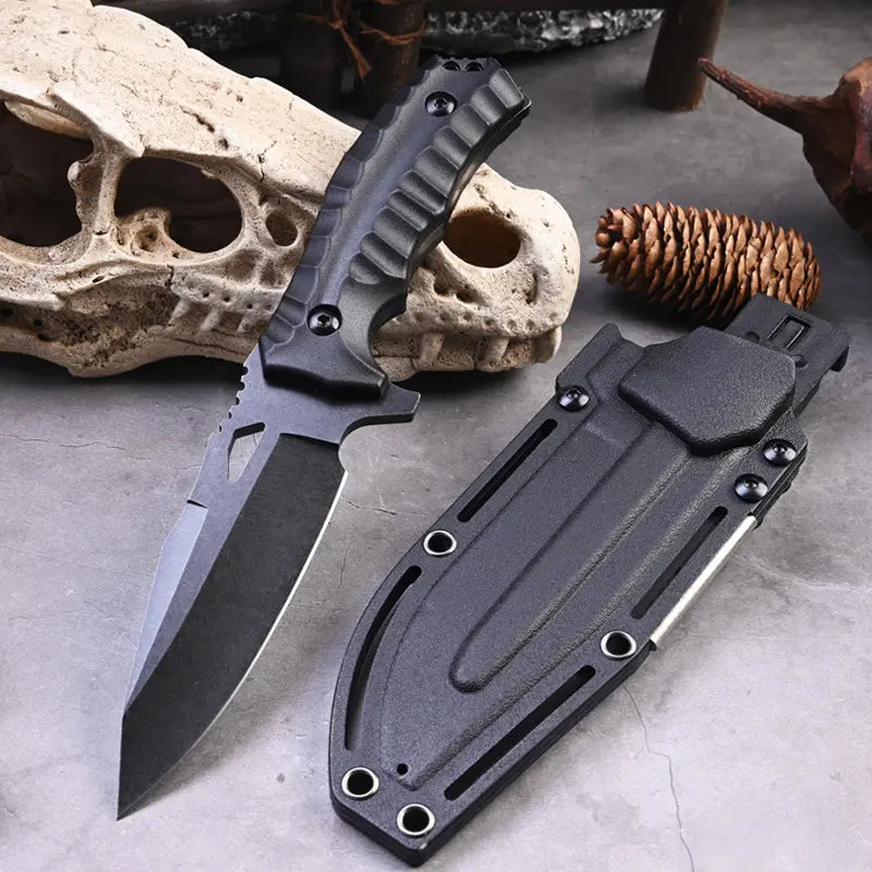 Steel EDC Knife – Survival 8Cr13MoV Fire Starter Kit Camping Outdoor Mountaineering variant image