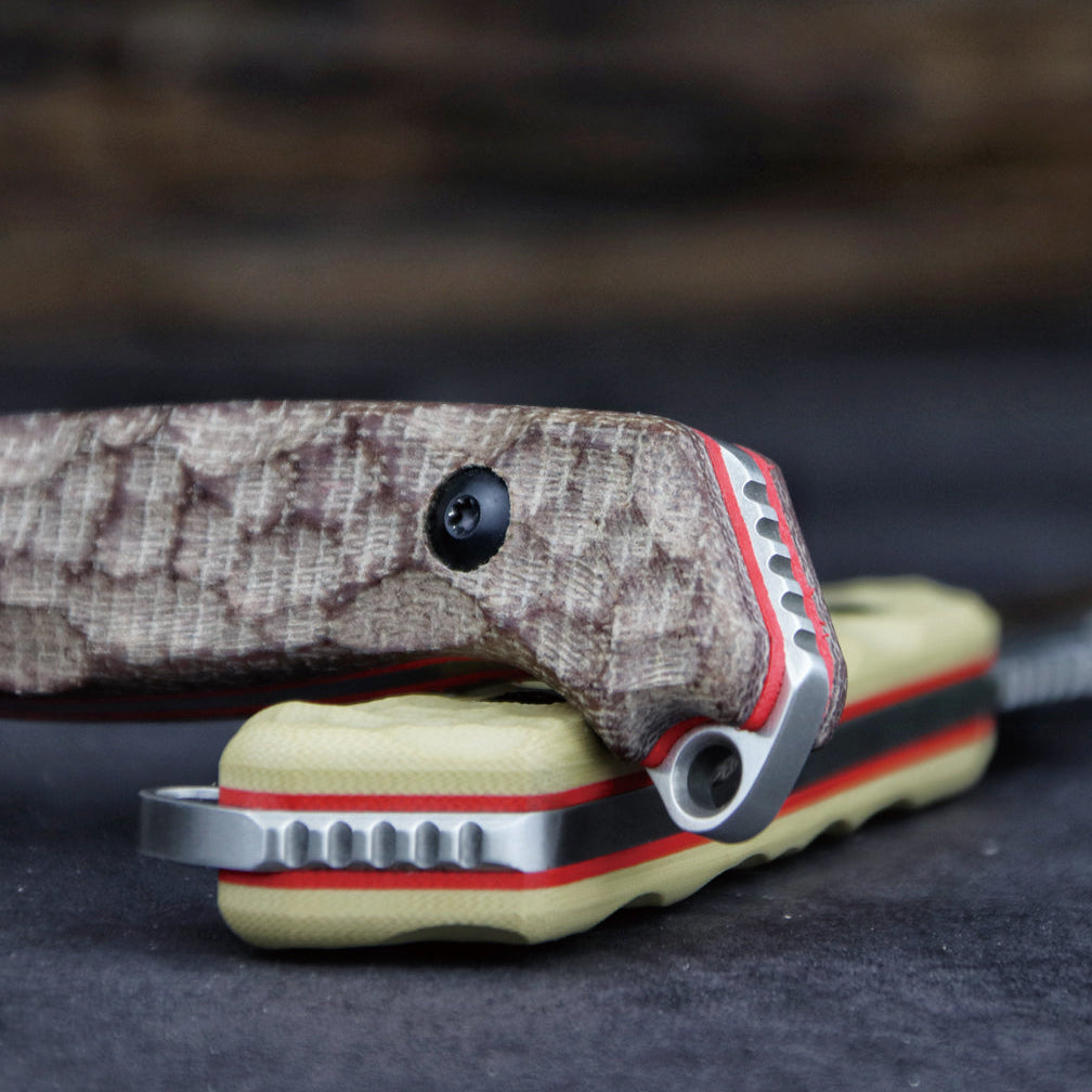 Steel Fixed Blade Knife – 14C28N G10 Handle Serrated Sheath Camping Survival Tactical EDC detail image - detail view 9