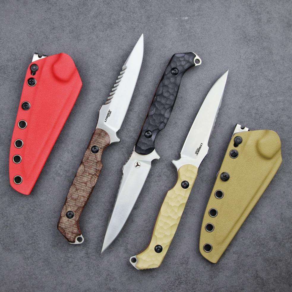 Steel Fixed Blade Knife – 14C28N G10 Handle Serrated Sheath Camping Survival Tactical EDC product image