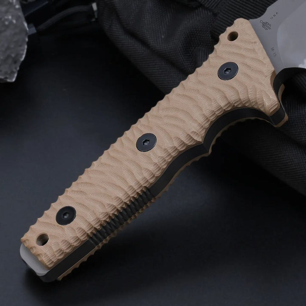 Steel Fixed Blade Knife – Juggernaut Z-WEAR 8mm Overbuilt with Tactical Pry detail image - detail view 4